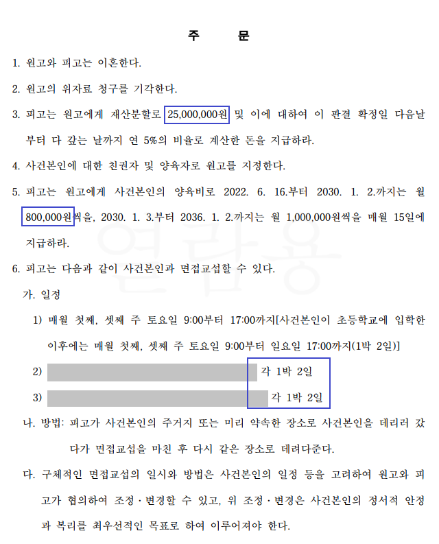 [재산분할] 5,000만원 이혼 재산분할 방어